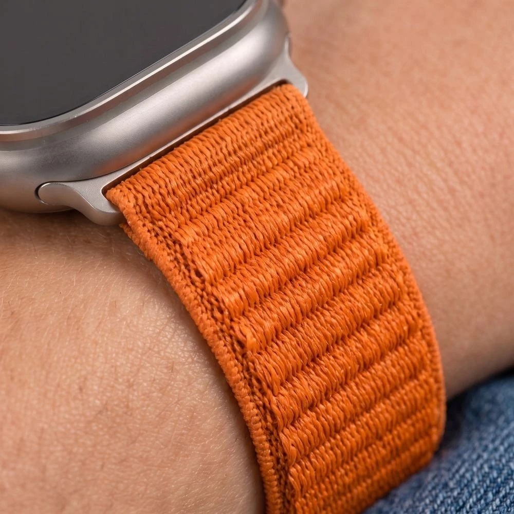 TECH-PROTECT NYLONLOOP APPLE WATCH 8 / 9 / 10 / 11 / 12 / SE / ULTRA (44 / 45 / 46 / 49 MM) ORANŽINIS