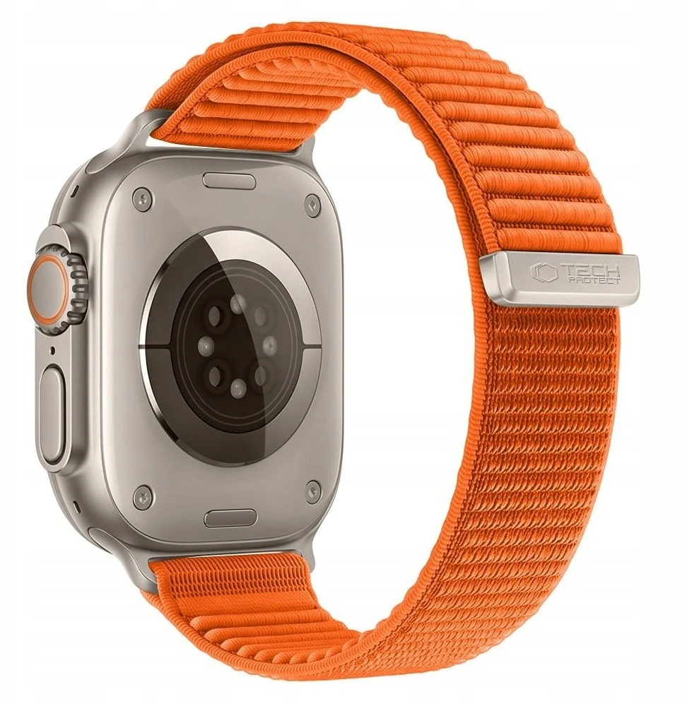 TECH-PROTECT NYLONLOOP APPLE WATCH 8 / 9 / 10 / 11 / 12 / SE / ULTRA (44 / 45 / 46 / 49 MM) ORANŽINIS