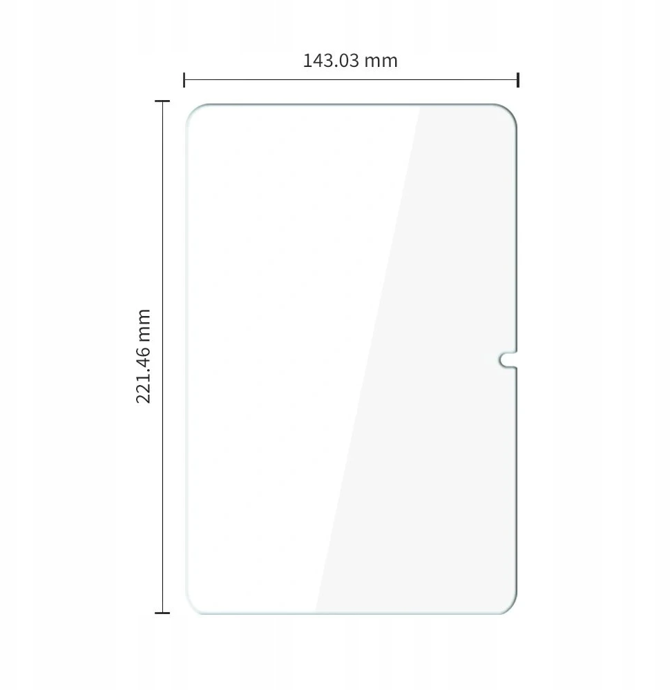 Grūdintas stiklas Tech-Protect Glass Fit+ 2 vnt. Xiaomi Redmi Pad 2 9.7 skaidrus