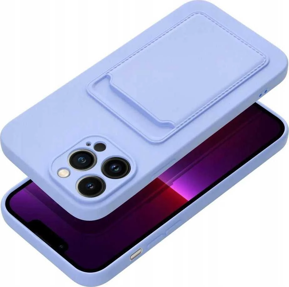 Forcell OEM dėklas iPhone 14 PRO kortelių dėklas violetinė