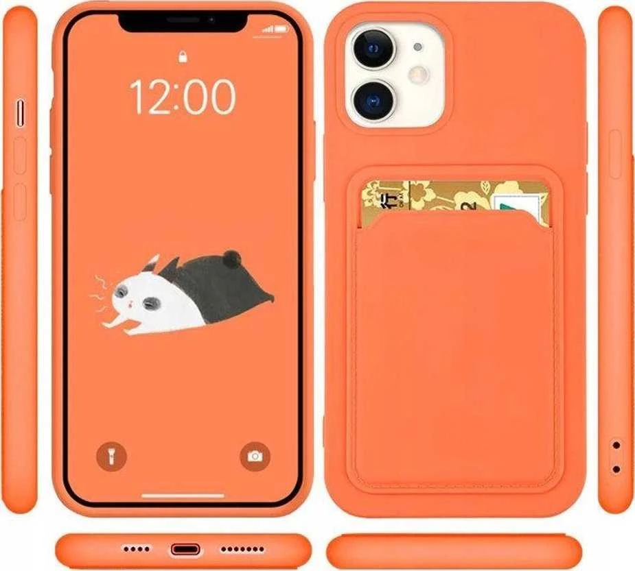 Forcell OEM dėklas iPhone 14 PRO kortelių dėklas violetinė