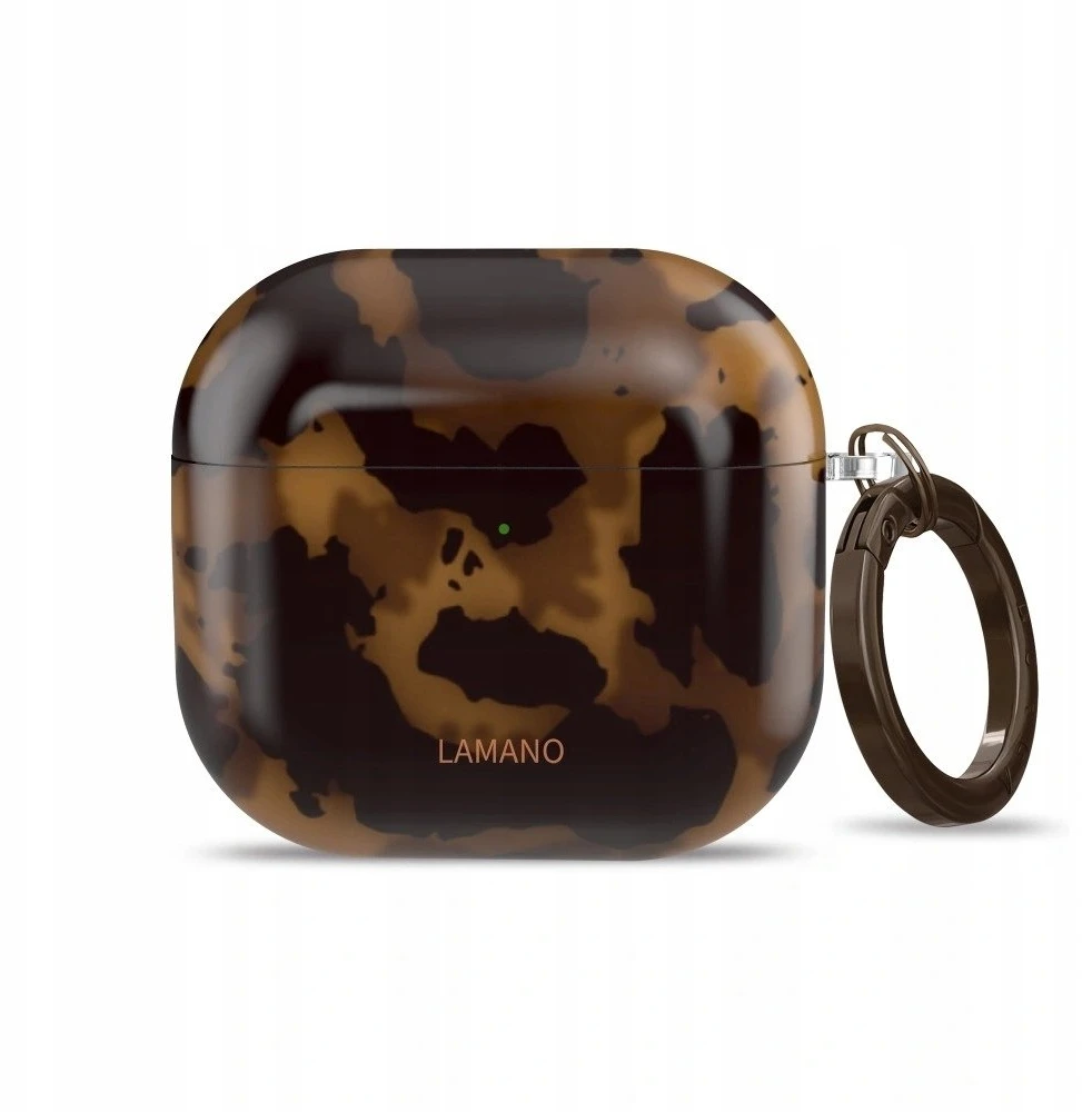 Dėklas Tech-Protect Lamano case for AirPods 4 - ruda and juodas