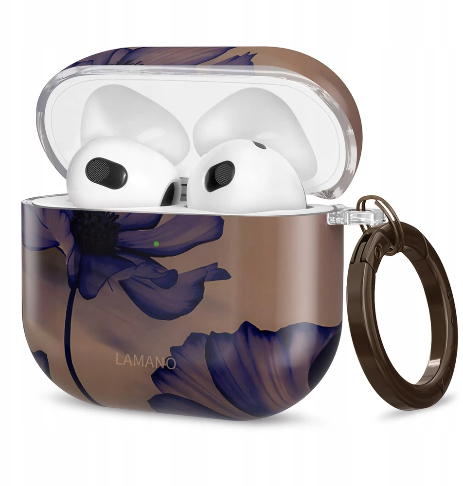 Dėklas Tech-Protect Lamano case for AirPods 4 - ruda and violetinė