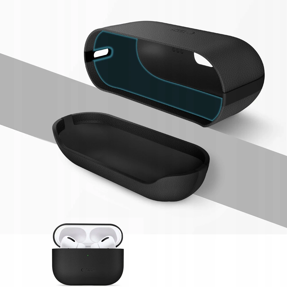 Dėklas Tech-Protect NaturalFit Case for AirPods Pro 3 - Juodas