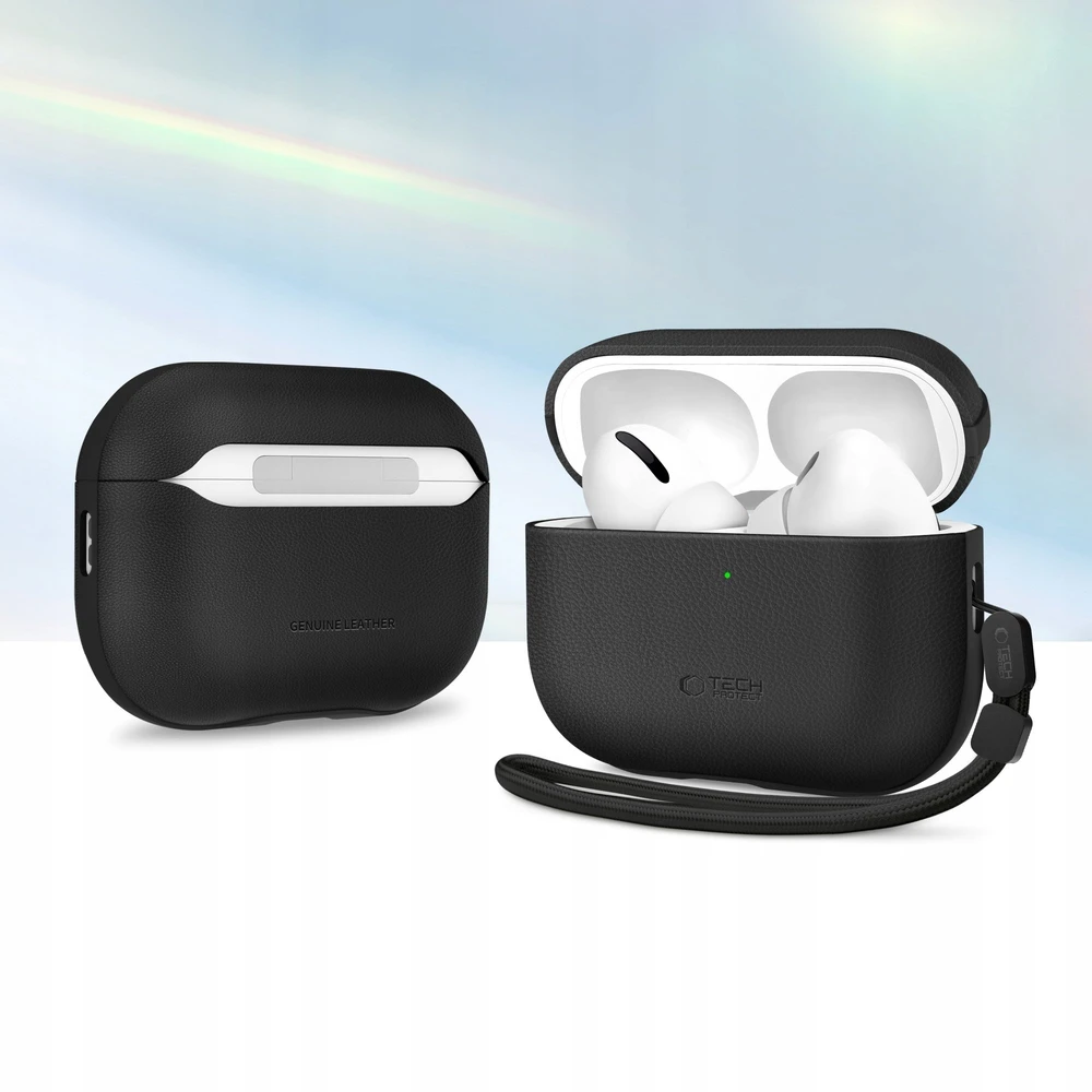 Dėklas Tech-Protect NaturalFit Case for AirPods Pro 3 - Juodas