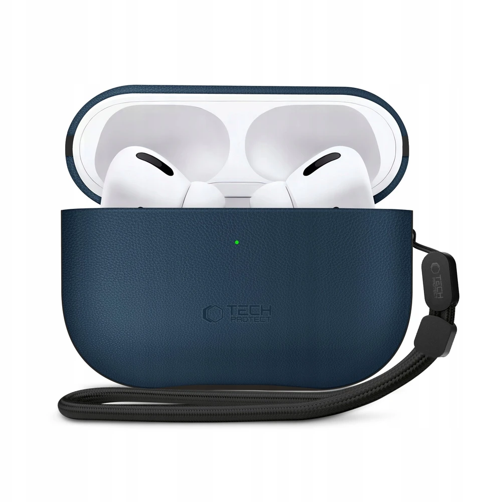 „Tech-Protect NaturalFit“ dėklas, skirtas „AirPods Pro 3“ – tamsiai mėlynas Mėlyna