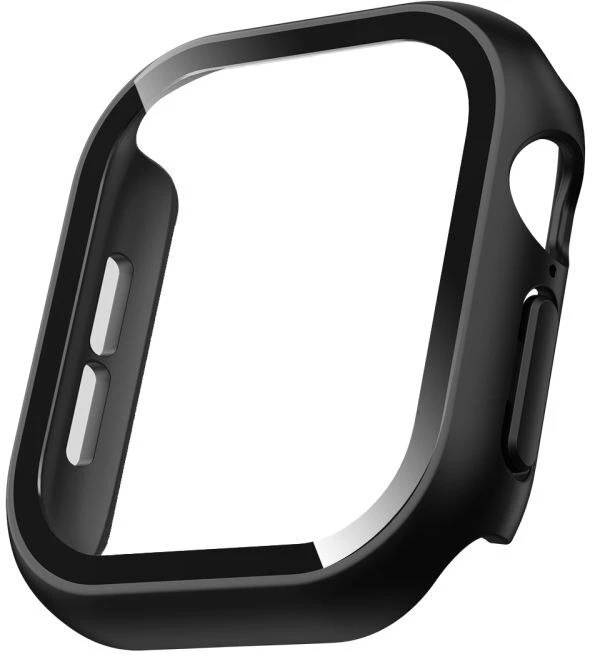 TECH-PROTECT DEFENSE 2-PACK APPLE WATCH 12 (42 MM) juodas ir permatomas