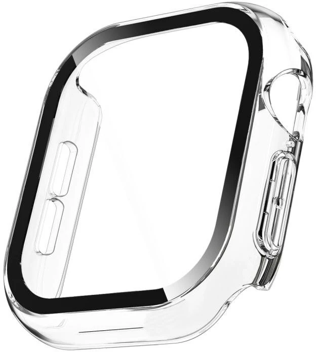 TECH-PROTECT DEFENSE 2-PACK APPLE WATCH 12 (42 MM) juodas ir permatomas