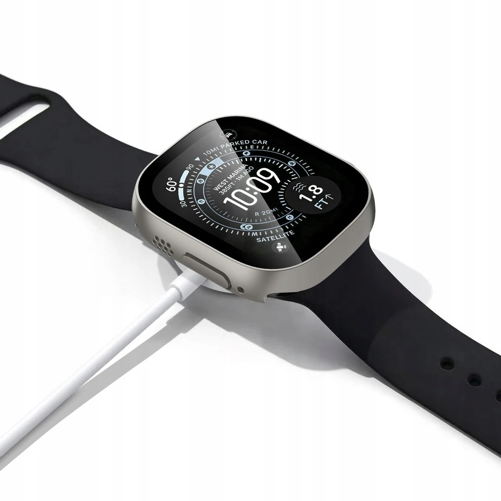 TECH-PROTECT DEFENSE 2 vnt. rinkinys APPLE WATCH ULTRA 1 / 2 / 3 / 4 (49 MM) TITANO IR SKAIDRUS