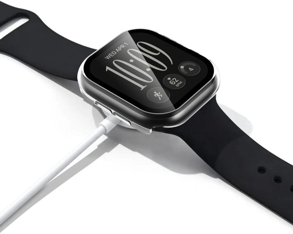 TECH-PROTECT DEFENSE 2-PACK APPLE WATCH 12 (42 MM) juodas ir permatomas