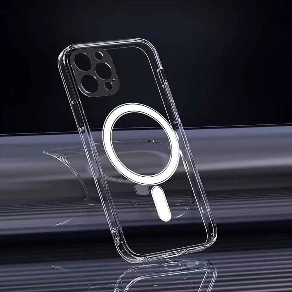 Oem CLEAR MAG COVER dėklas suderinamas su MagSafe skirtas Samsung Galaxy S23 Plus skaidrus