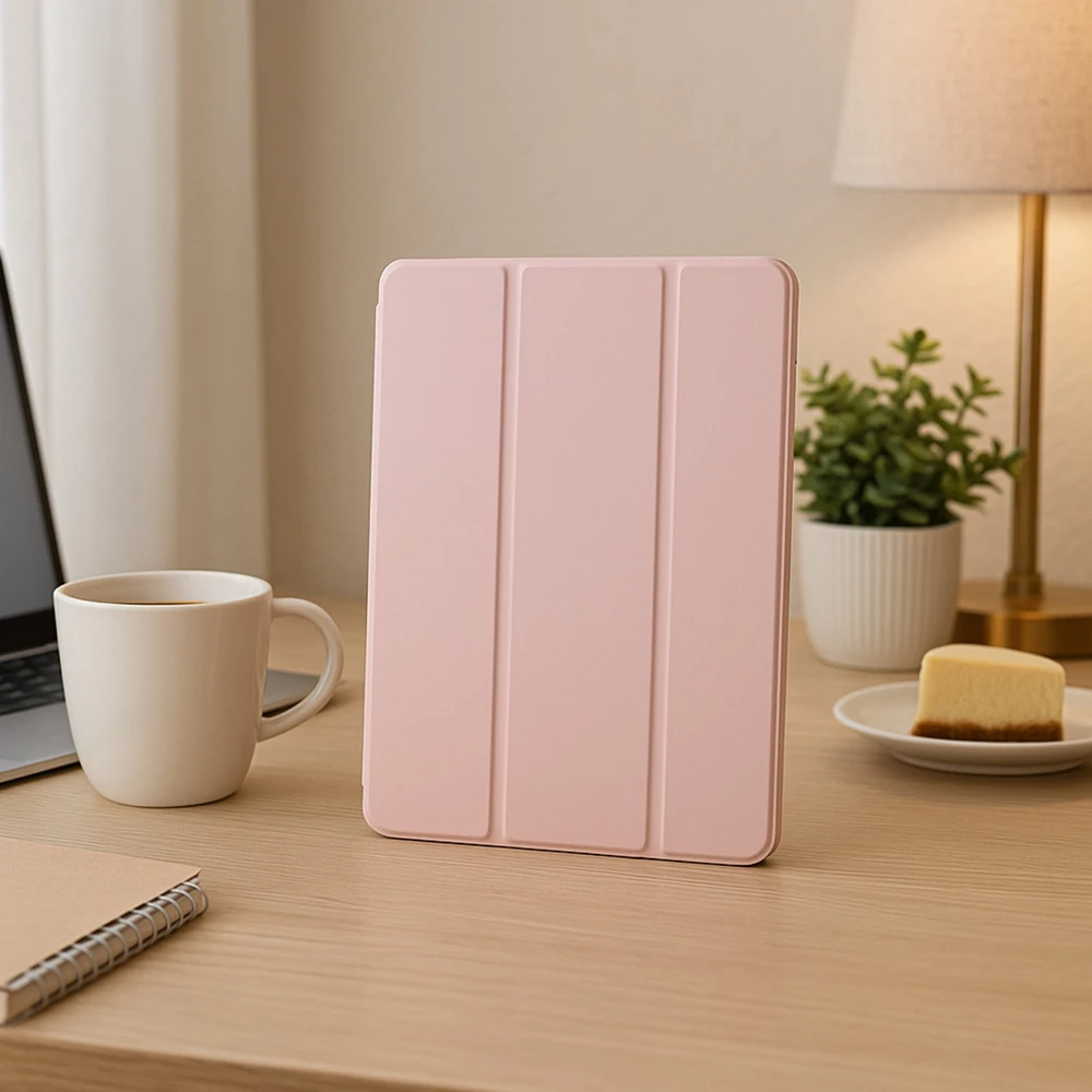 Dėklas na tablet Strado-Tech Smart su laikikliu rysik do Samsung Galaxy Tab S9 / S9 S10, rožinė - ochronne su podstawką