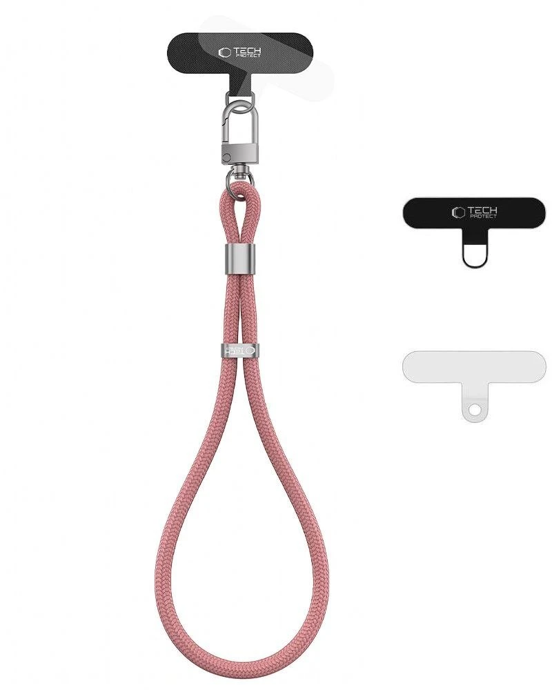 Tech-Protect C11S Virvelinis riešo dirželis Dusty Rose
