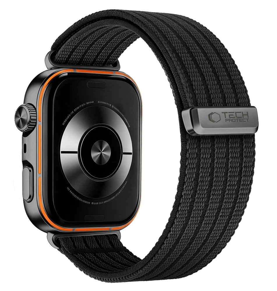 Tech-Protect NYLON Huawei Watch Fit 3 / 4 / 4 Pro / 5 / 5 Pro juodos spalvos