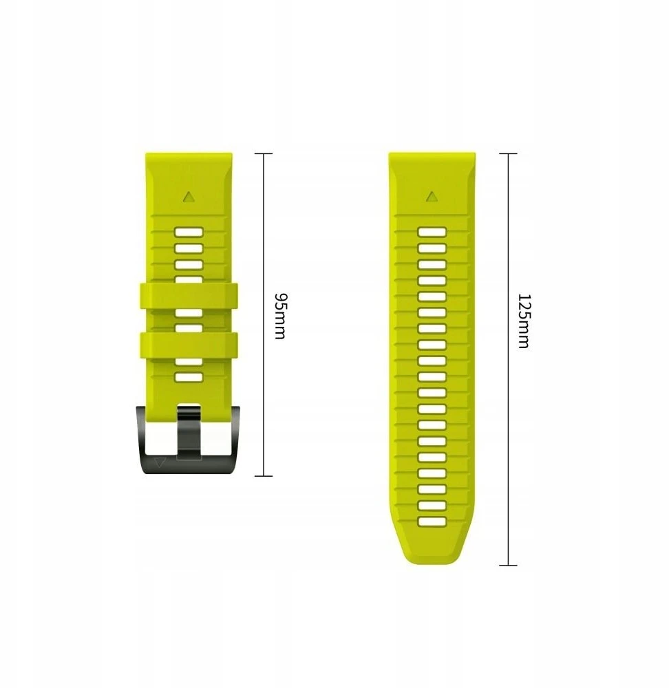 TECH-PROTECT ICONBAND PRO GARMIN FENIX 5X / 5X PLUS / 6X / 6X PRO / 7X / 8 / 8 PRO / 9 / 9 PRO (51 MM) LIME/Juodas