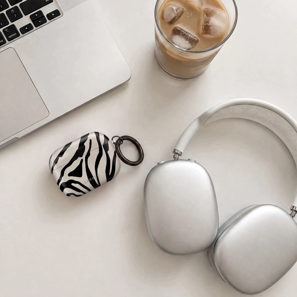 Tech-Protect Lamano dėklas skirtas AirPods Pro 3 - juodas and beige