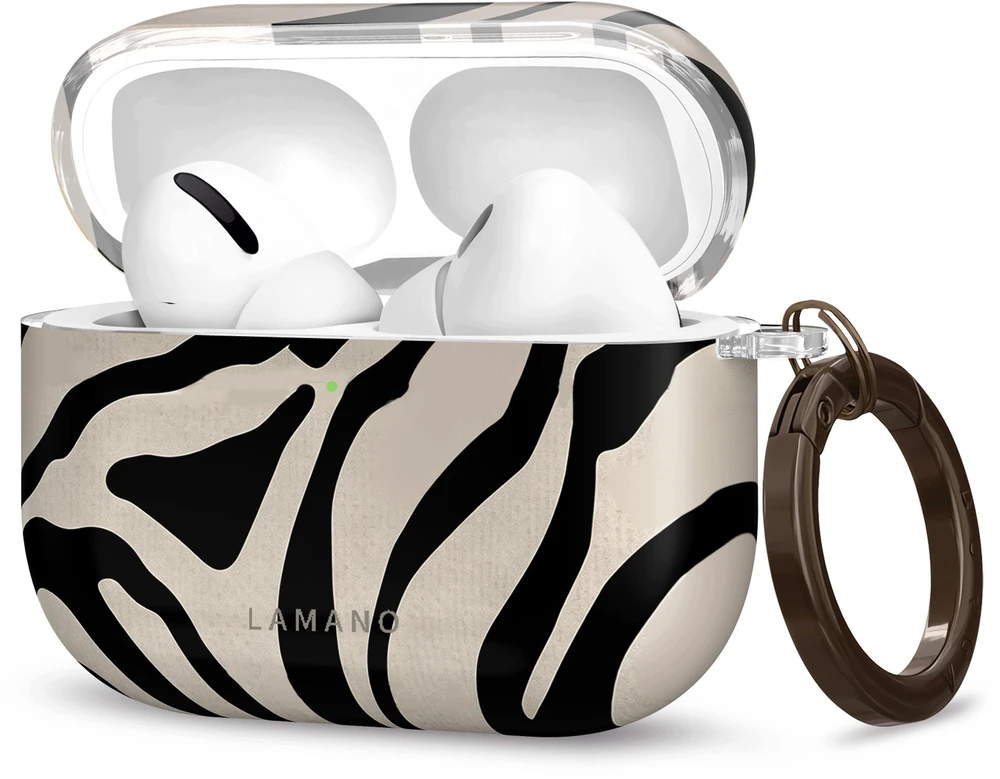 Tech-Protect Lamano dėklas skirtas AirPods Pro 3 - juodas and beige