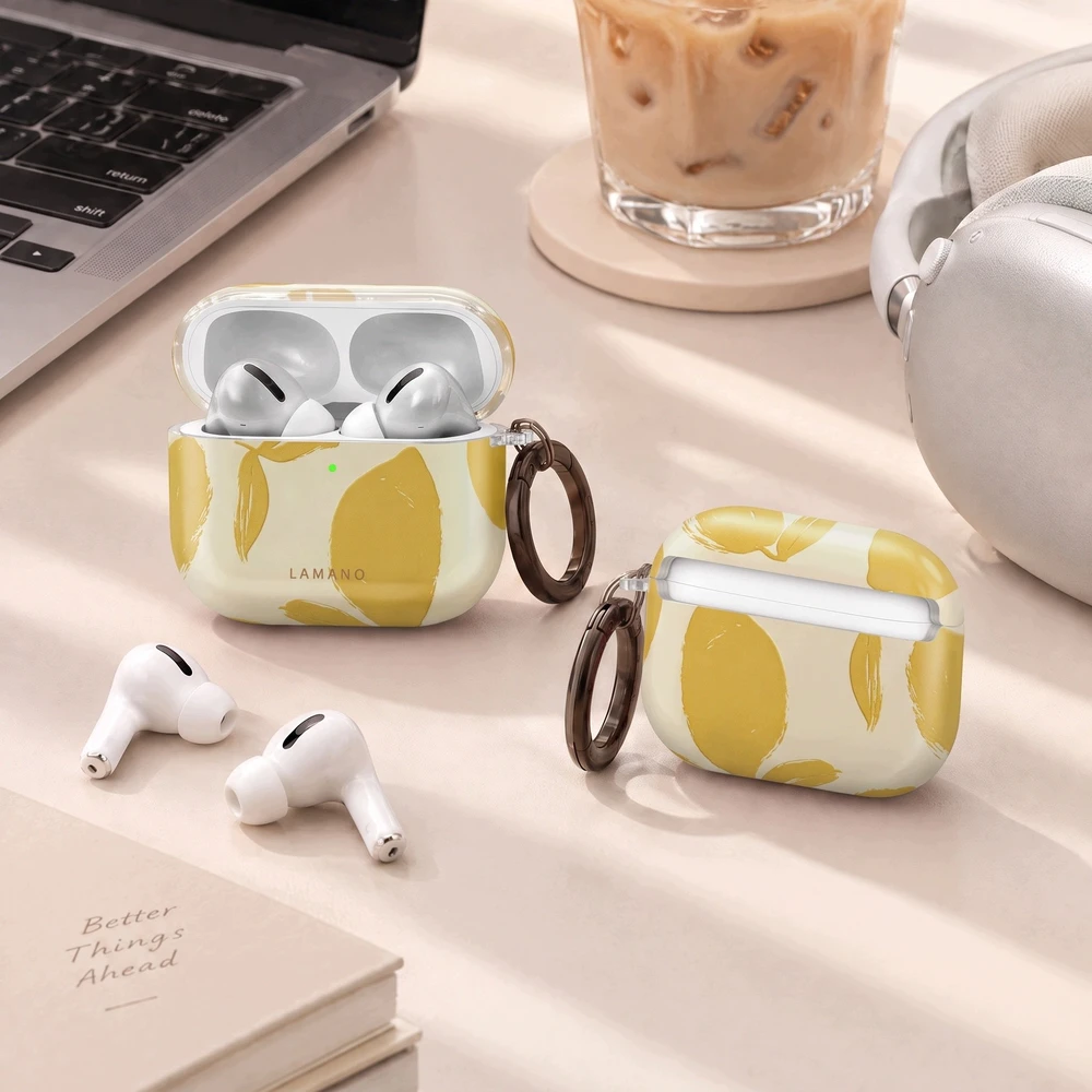 Lamano Tech-Protect dėklas AirPods Pro 3 - Geltona ir Balta