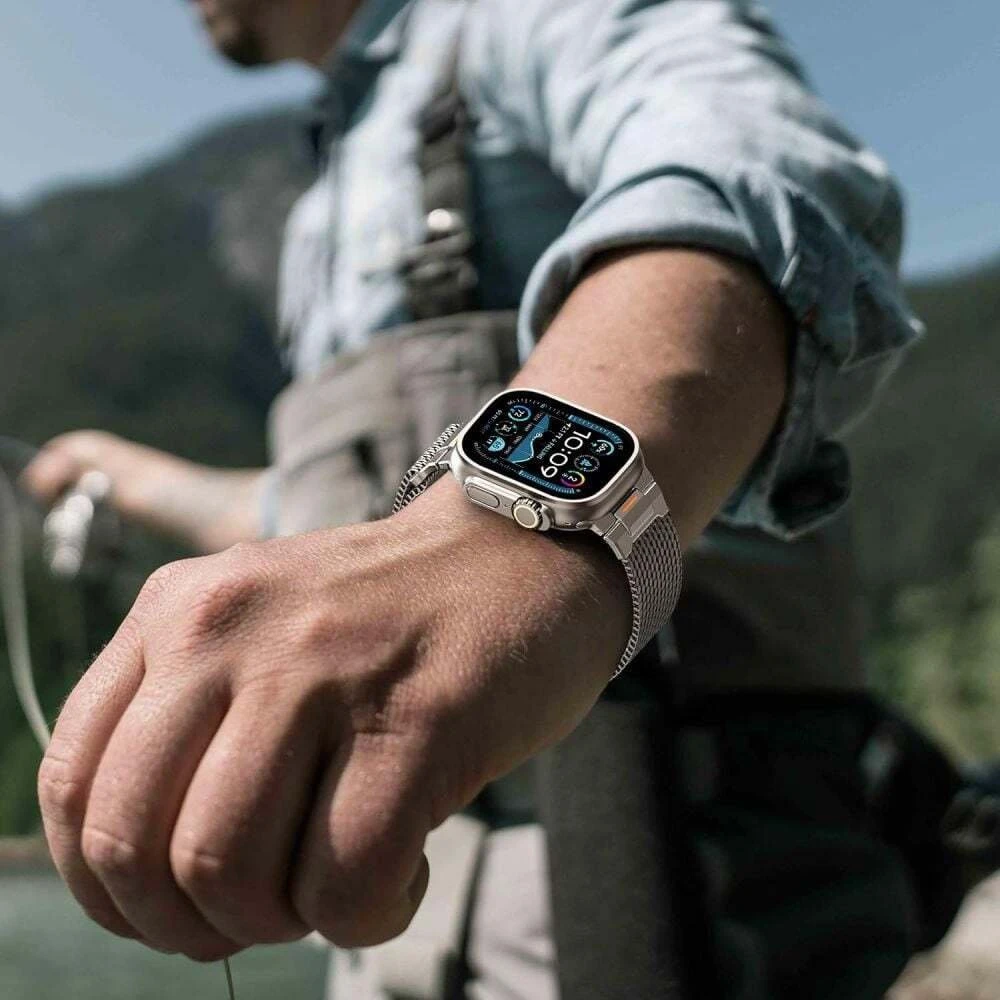 „Tech-Protect MILANO VANGUARD APPLE WATCH 8 / 9 / 10 / 11 / SE / ULTRA“ (44 / 45 / 46 / 49 MM) TITANINIS