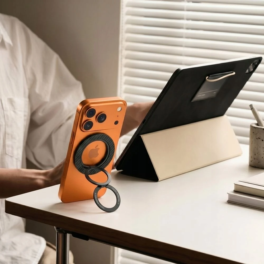 Tech-Protect MMR800 magnetinis telefono žiedas - Juodas