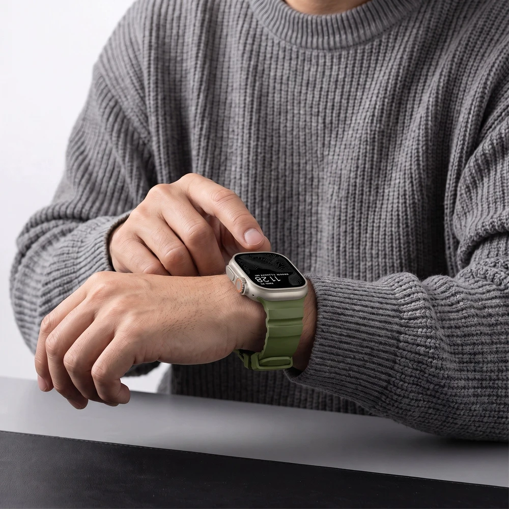 Tech-Protect MOTION WATCH 8 / 9 / 10 / 11 / 12 / SE / ULTRA (44 / 45 / 46 / 49 MM) TAKTINIS ŽALIAS