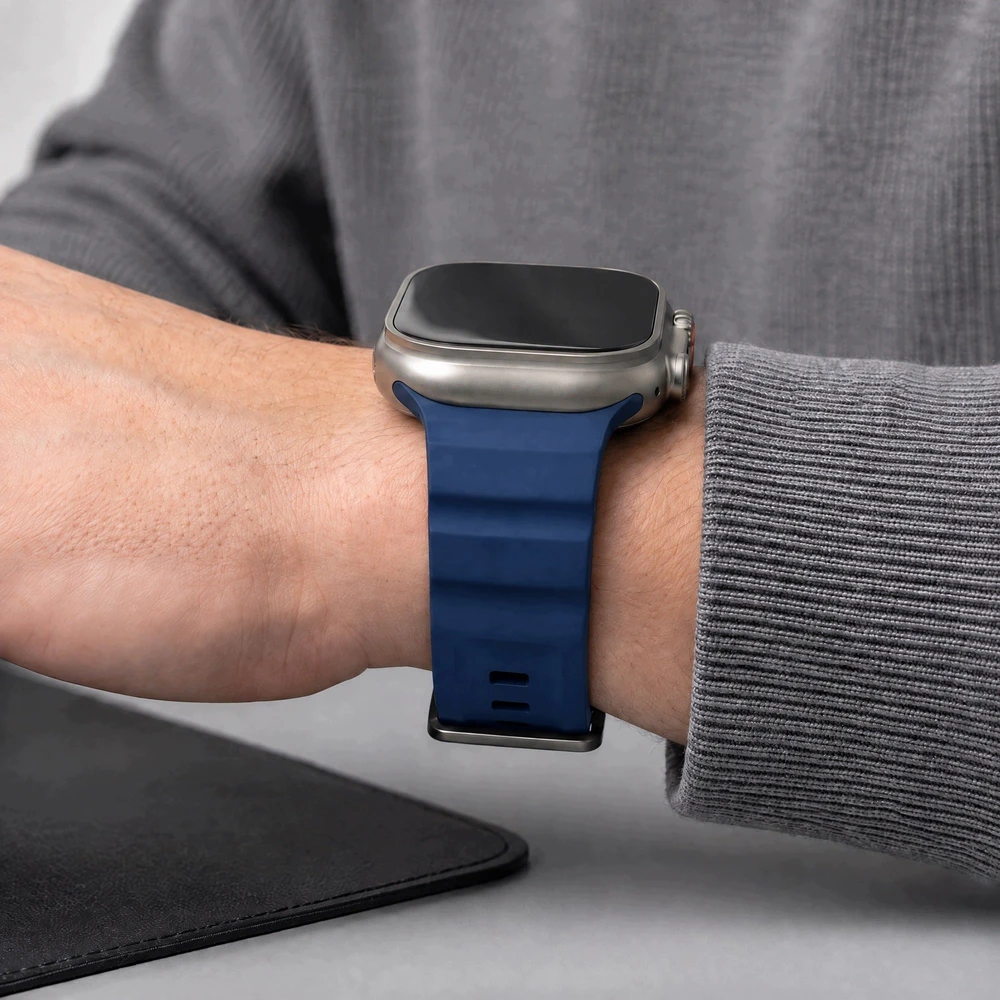 Tech-Protect MOTION WATCH 8 / 9 / 10 / 11 / 12 / SE / ULTRA (44 / 45 / 46 / 49 MM) JŪRŲ MĖLYNA