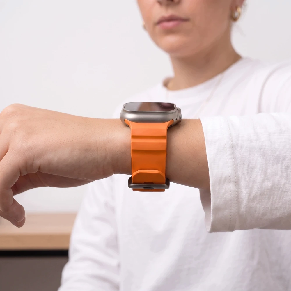 Tech-Protect MOTION WATCH 8 / 9 / 10 / 11 / 12 / SE / ULTRA (44 / 45 / 46 / 49 MM) SIGNAL Oranžinis