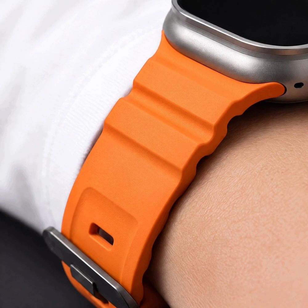 Tech-Protect MOTION WATCH 8 / 9 / 10 / 11 / 12 / SE / ULTRA (44 / 45 / 46 / 49 MM) SIGNAL Oranžinis