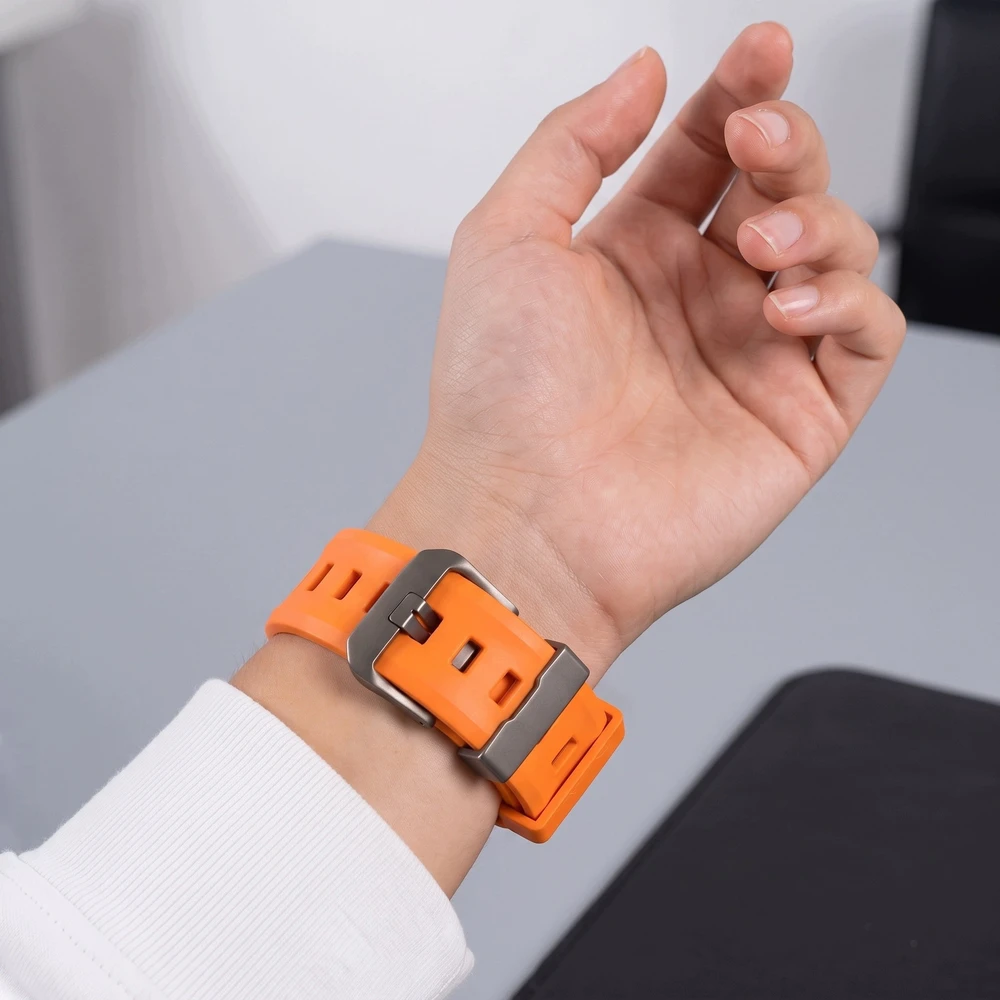Tech-Protect MOTION WATCH 8 / 9 / 10 / 11 / 12 / SE / ULTRA (44 / 45 / 46 / 49 MM) SIGNAL Oranžinis
