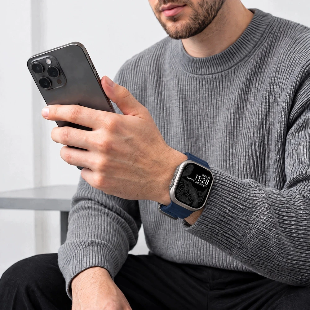 Tech-Protect MOTION WATCH 8 / 9 / 10 / 11 / 12 / SE / ULTRA (44 / 45 / 46 / 49 MM) JŪRŲ MĖLYNA