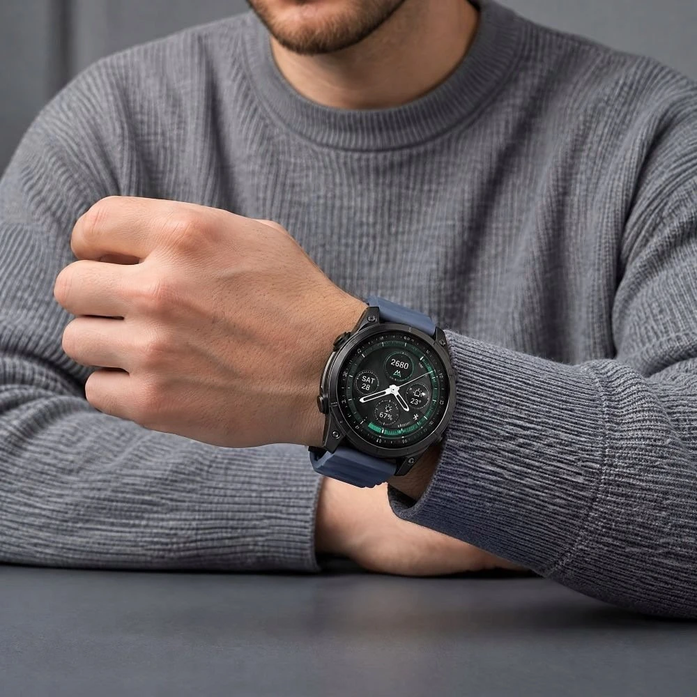 TECH-PROTECT MOTION GARMIN FENIX 5 / 6 / 6 PRO / 7 / 8 / 8 PRO / E / 9 / 9 PRO (47 MM) NAUTICAL Mėlynas