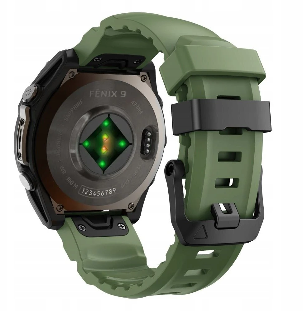 TECH-PROTECT MOTION GARMIN FENIX 5 / 6 / 6 PRO / 7 / 8 / 8 PRO / E / 9 / 9 PRO (47 MM) MILITARY Žalias