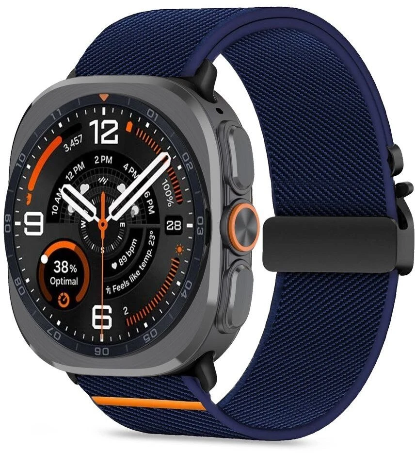TECH-PROTECT NYLON CLASP SAMSUNG GALAXY WATCH ULTRA 1 / 2 2024-2026 (47 MM) TAMSIAI MĖLYNA