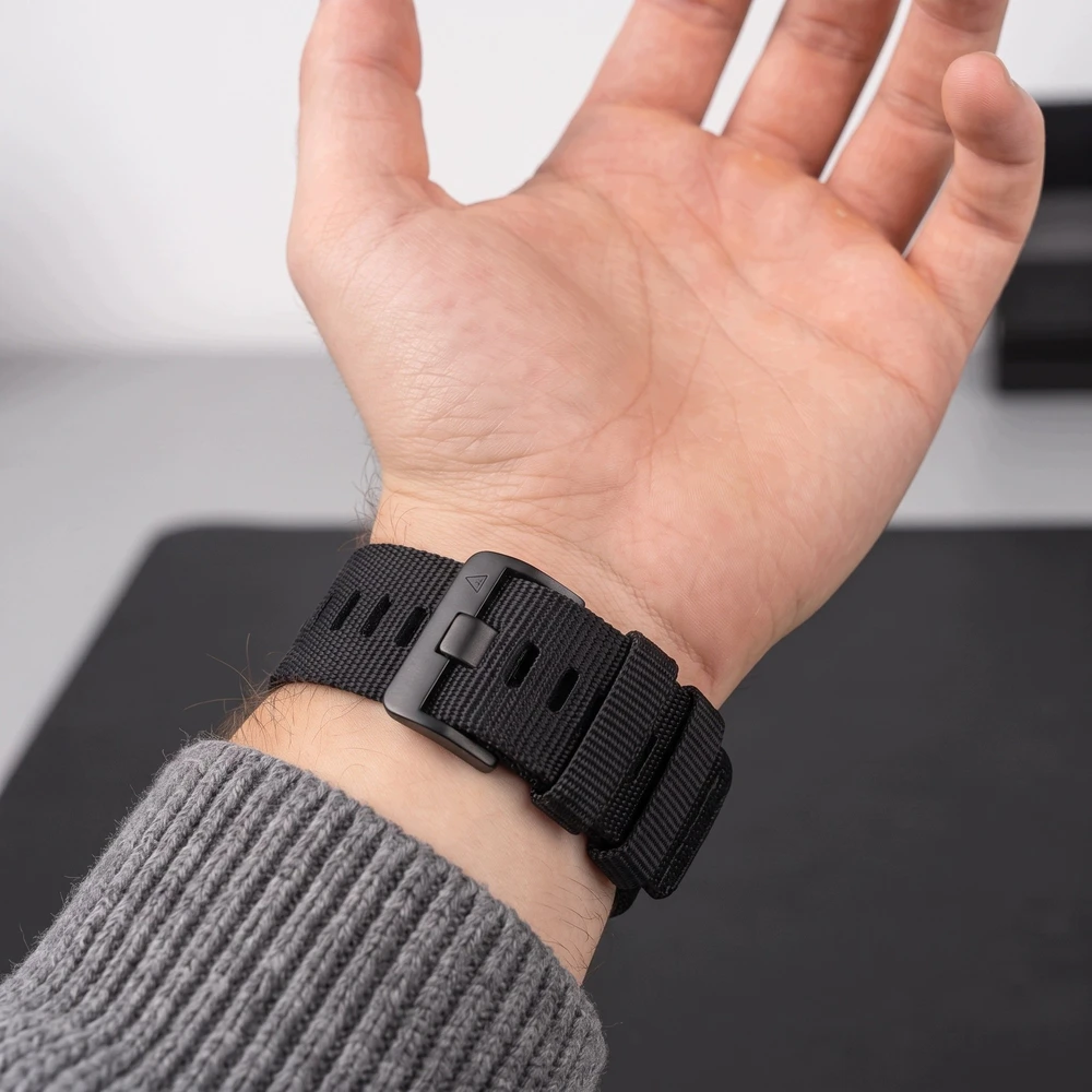 Laikrodžio Apyrankė - Tech-Protect Nylon Classic Išmanusis laikrodis Išmanusis laikrodis Išmanusis laikrodis Išmanusis laikrodis Išmanusis laikrodis Išmanusis laikrodis Išmanusis laikrodis Išmanusis laikrodis Išmanusis laikrodis Išmanusis laikrodis Garmin Fenix 47 mm Juoda