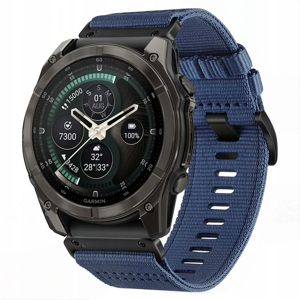Laikrodžio dirželis - Tech-Protect Nylon Classic Išmanusis laikrodis Išmanusis laikrodis Išmanusis laikrodis Išmanusis laikrodis Išmanusis laikrodis Išmanusis laikrodis Išmanusis laikrodis Išmanusis laikrodis Išmanusis laikrodis Išmanusis laikrodis Garmin Fenix 47 mm Mėlynas