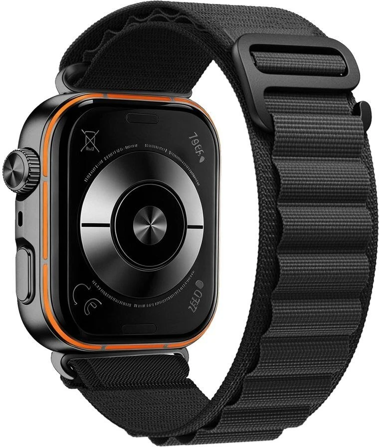 „Tech-Protect“ nailoninis dėklas, skirtas „HUAWEI WATCH FIT 3 / 4 / 4 PRO / 5 / 5 PRO“, juodas