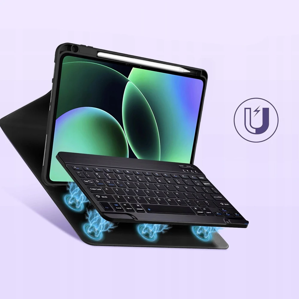Tech-Protect SC PEN + Keyboard Xiaomi Pad 7 / 7 Pro / 8 / 8 Pro 11.2 juodos spalvos