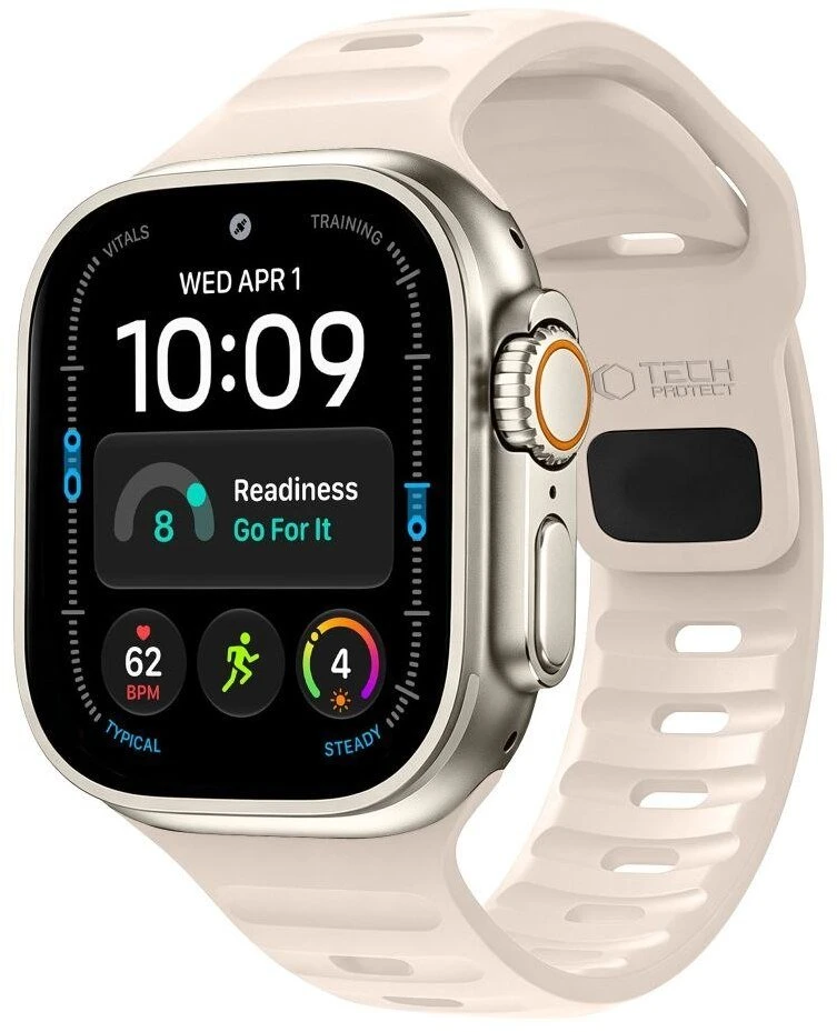 Tech-Protect SILICONE LINE laikrodis 8 / 9 / 10 / 11 / 12 / SE / ULTRA (44 / 45 / 46 / 49 MM) akmuo
