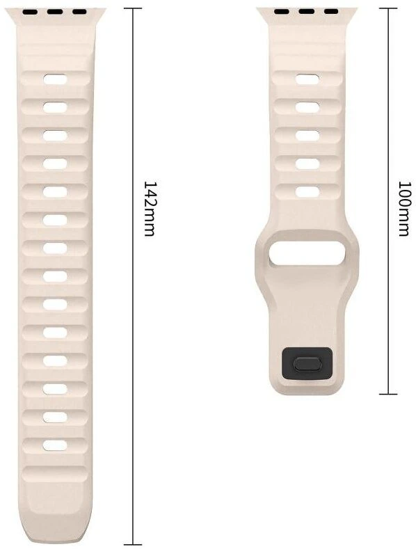 Tech-Protect SILICONE LINE laikrodis 8 / 9 / 10 / 11 / 12 / SE / ULTRA (44 / 45 / 46 / 49 MM) akmuo