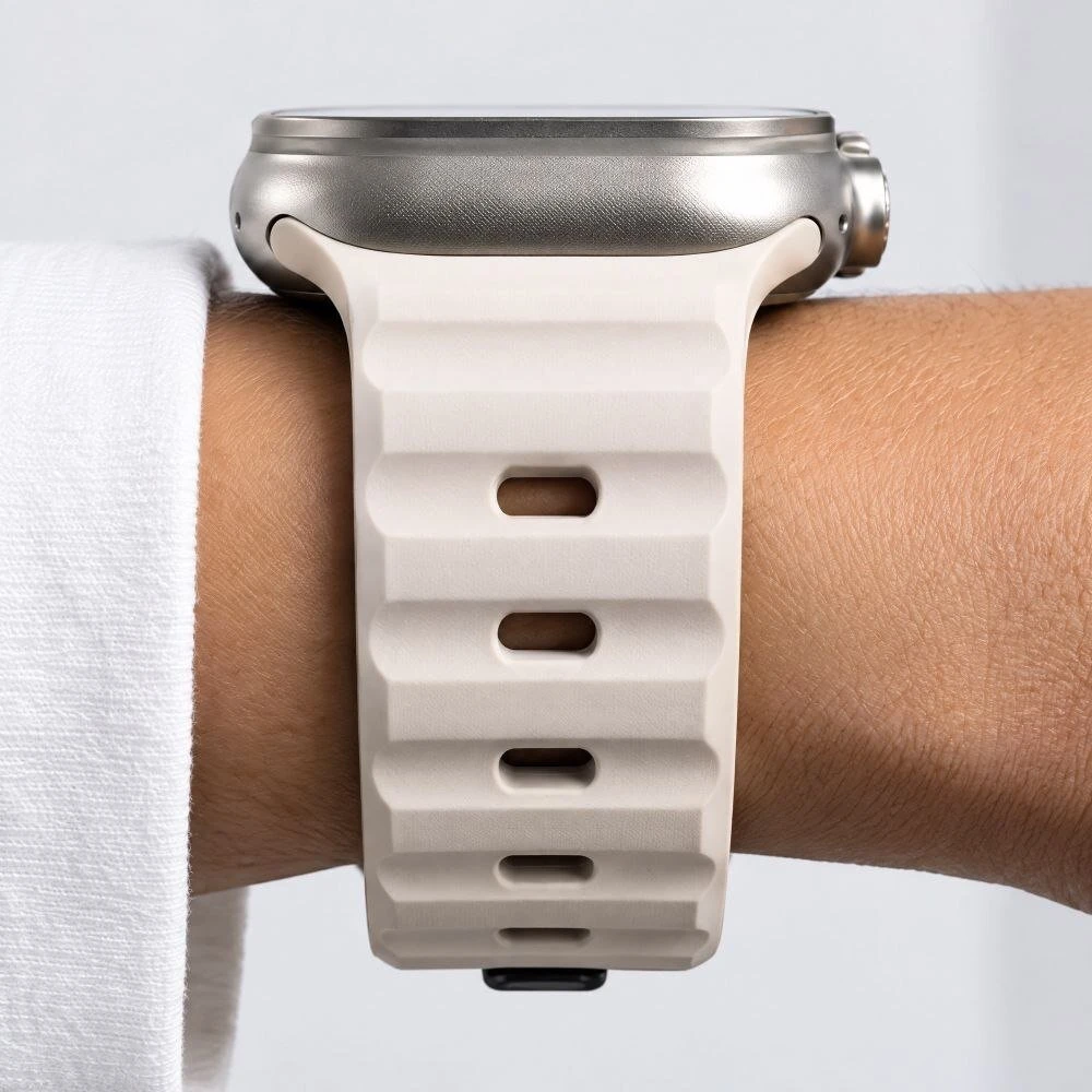 Tech-Protect SILICONE LINE laikrodis 8 / 9 / 10 / 11 / 12 / SE / ULTRA (44 / 45 / 46 / 49 MM) akmuo