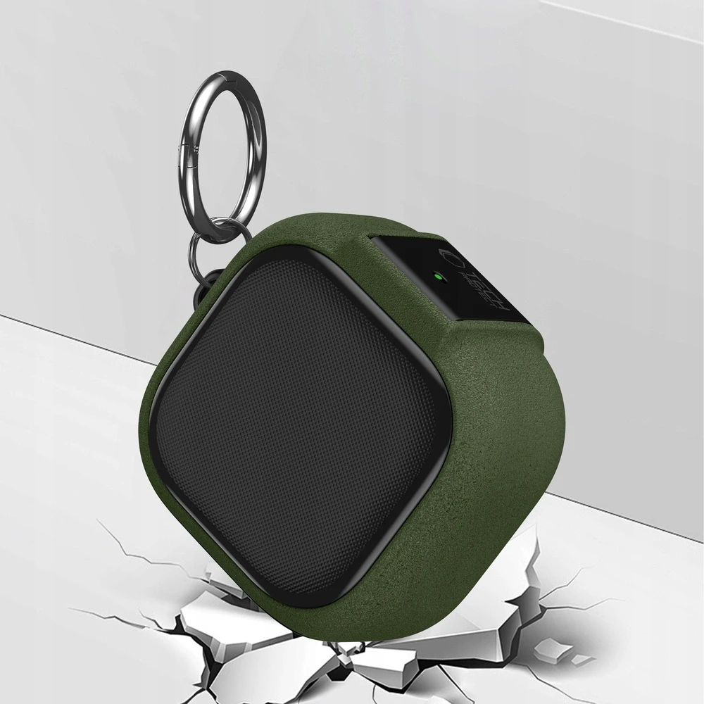 Dėklas Tech-Protect Slim Hook Samsung Galaxy Buds 4 / 4 Pro Olive žalios spalvos