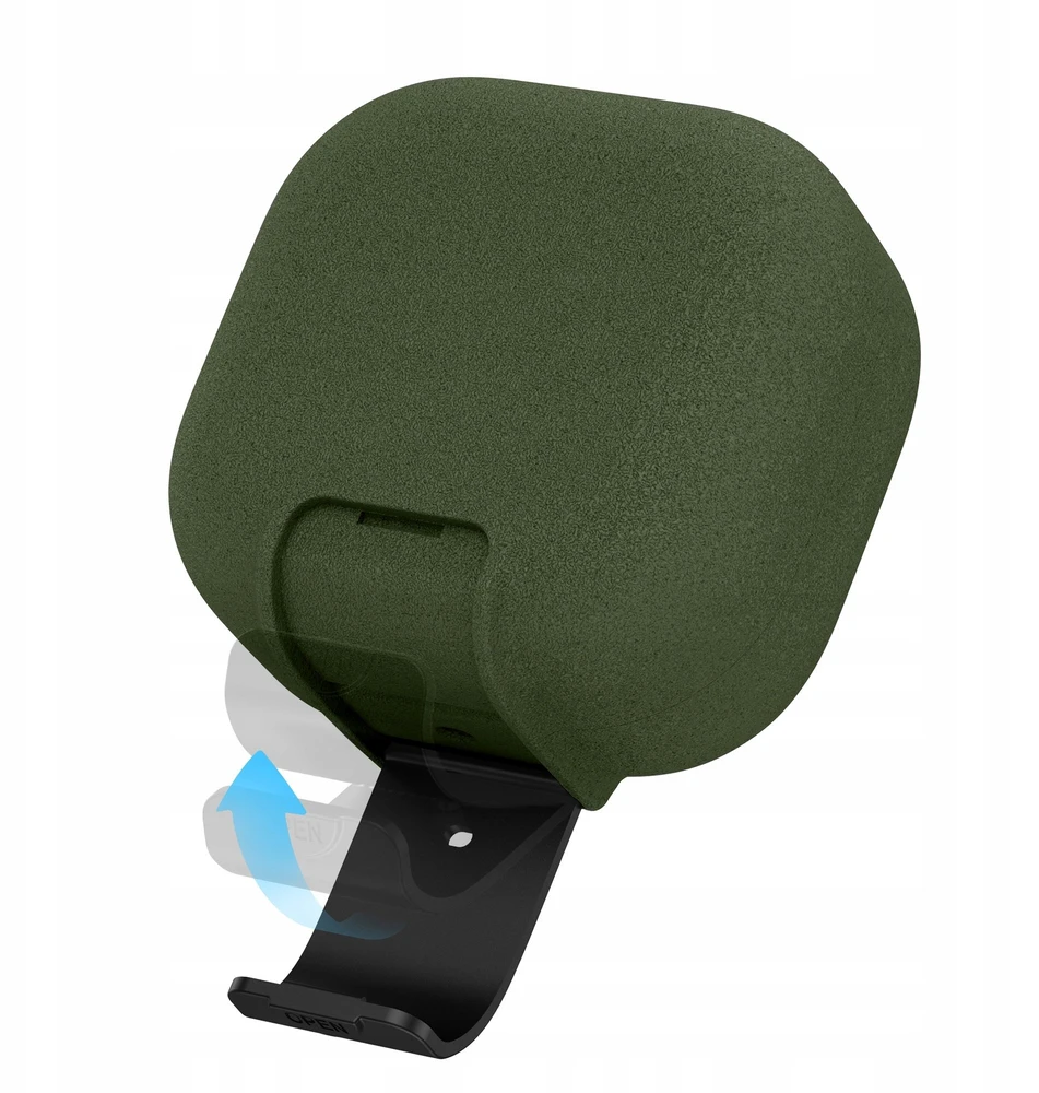 Dėklas Tech-Protect Slim Hook Samsung Galaxy Buds 4 / 4 Pro Olive žalios spalvos