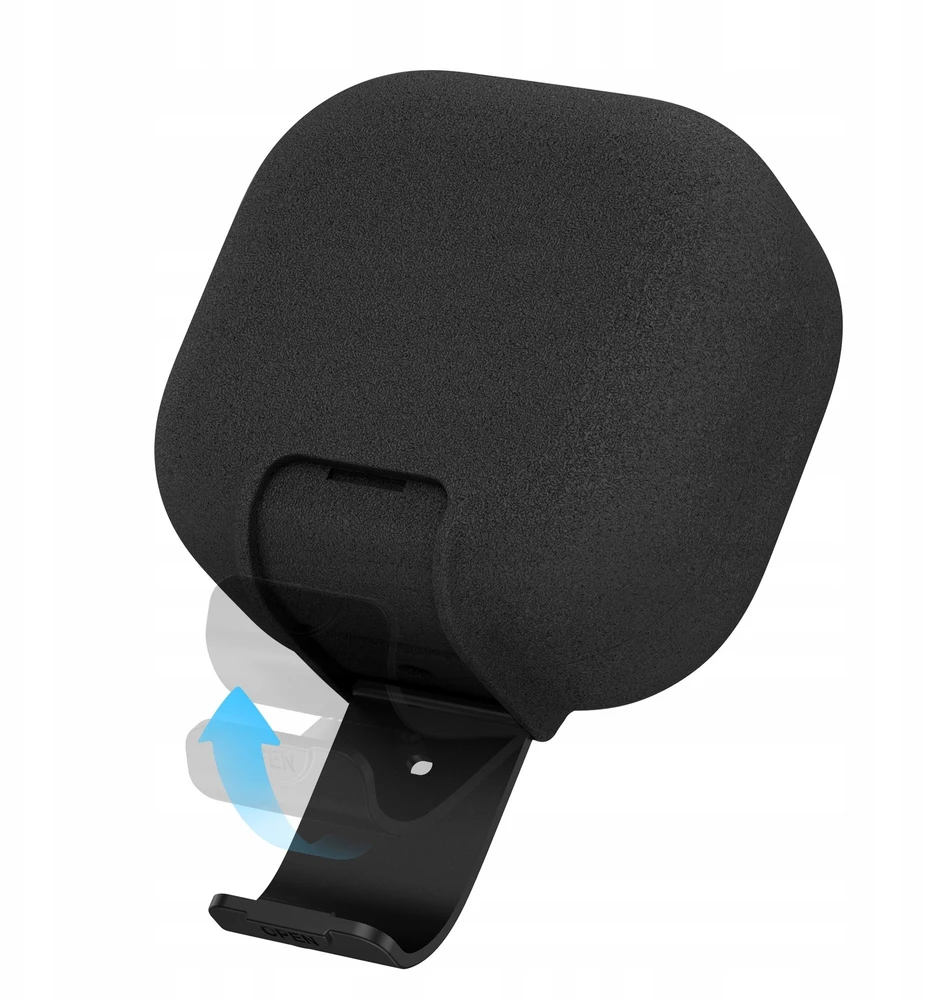 Dėklas Tech-Protect Slim Hook Samsung Galaxy Buds 4 / 4 Pro juodos spalvos