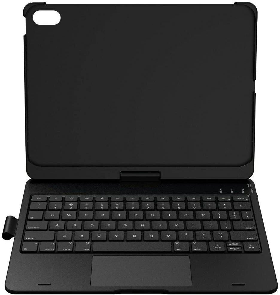 4kom.pl Typecase Flexbook Touch - etui su klaviatūra do iPad 10,9" 10 gen. (2022) / 11" 11 gen. (2025) juoda