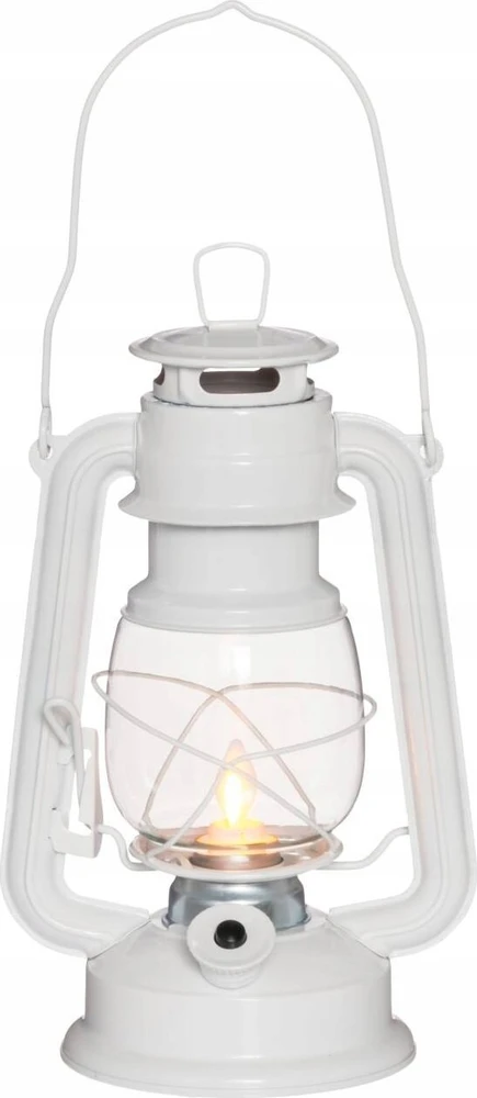 4Living Uragano žibintas LED mirganti liepsna balta 24,5 cm