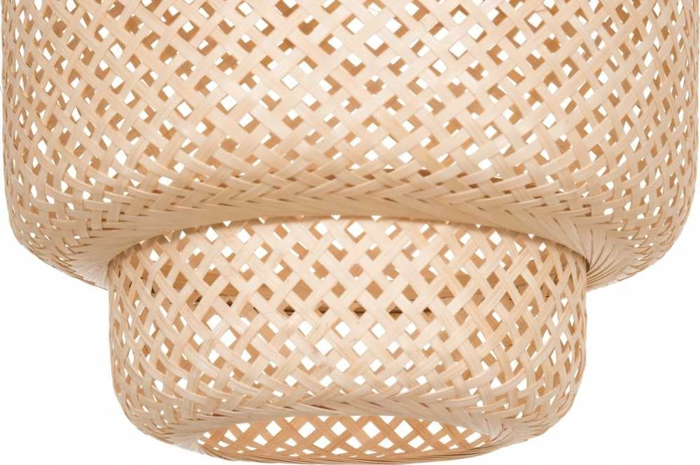 4Living pakabinamas šviestuvas. Lubinis šviestuvas pagamintas iš bambuko pynimo, Ø 30 cm