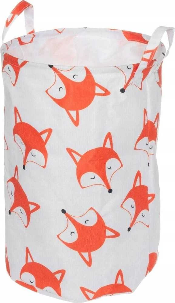 4Living Tekstilės džiovinimo krepšelis su ausytėmis FOXY, Ø 34 x 50 cm