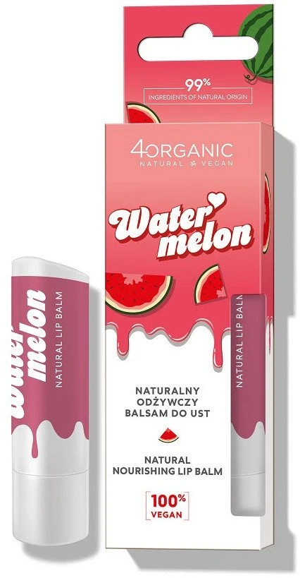 4organic Natural Protective Lūpų balzamas, 5 g
