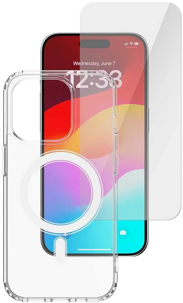 Dėklas „4smarts 360“ apsaugos rinkinys, skirtas „Apple iPhone 15“