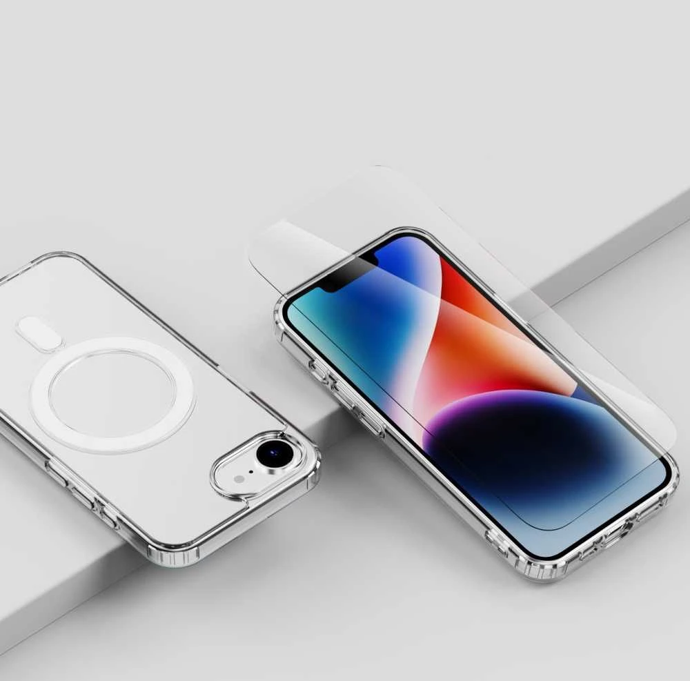 Dėklas „4smarts 3in1 Premium“ pradedančiųjų rinkinys, skirtas „Apple iPhone 16e“